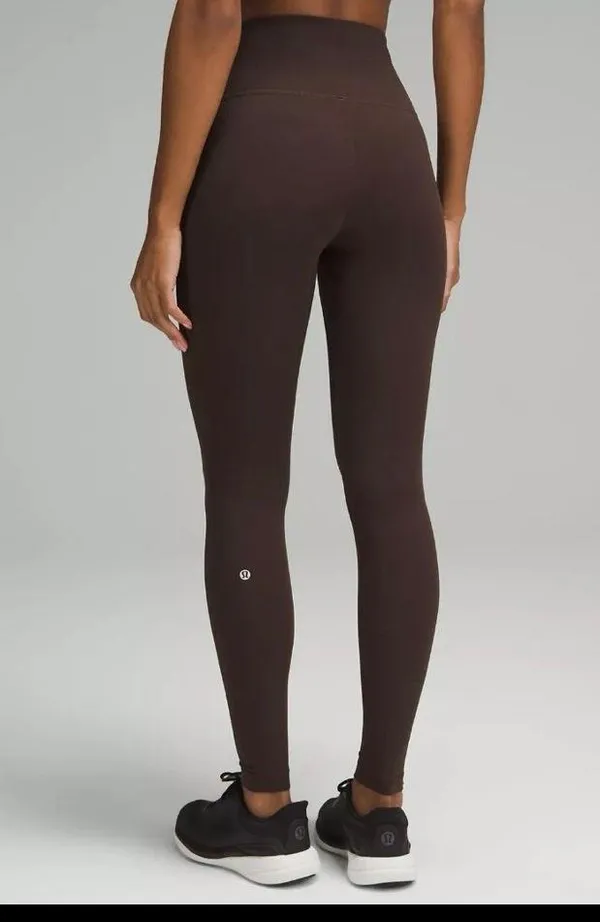 NWT Lululemon Wunder Train HR. Tight/leggings Espresso Size 6 28" Authentic - Image 2