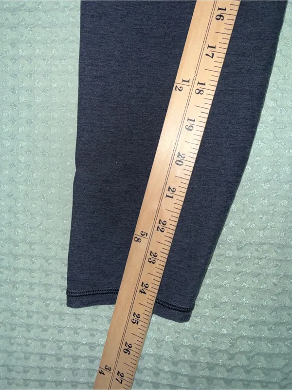 Vuori Womens High Rise Stretchy Leggings Blue Size Medium - Image 2