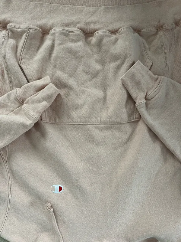 Champion Light Pink Reverse Weave Hoodie - Image 3
