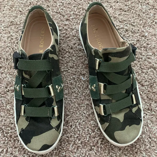 Jack Roger’s camo print slip on sneaker - Image 2