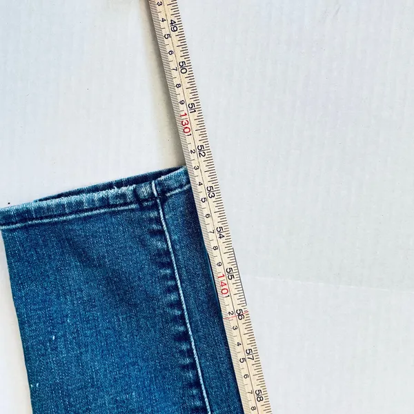 Abercrombie & Fitch Karper super skinny distressed faded blue jeans sz 00 - Image 9