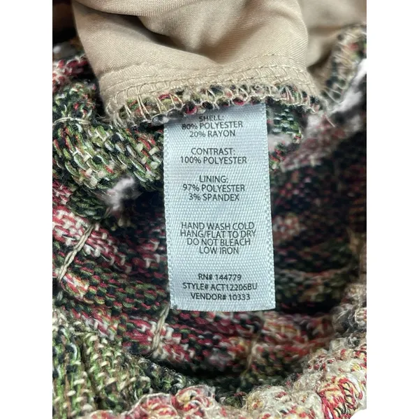 Tapestry Floral Crop Top Square Neck Puff Sheer Sleeve Renaissance Cottage Top S - Image 5
