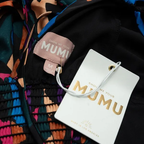 Show Me Your Mumu - Danielle Multicolor Satin‎ Mini Dress - Image 6