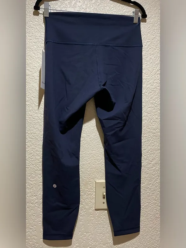 Lululemon NWT Wunder Train High Rise Tights Leggings Navy Size 10 - Image 4