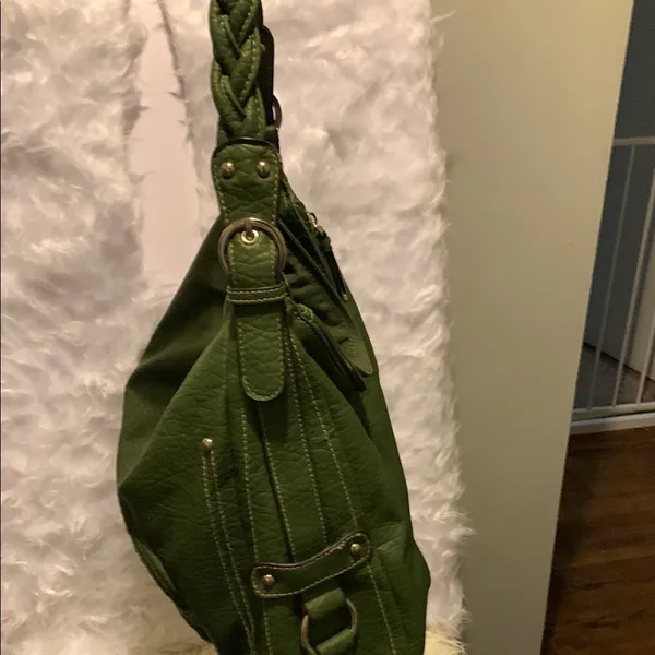 Strada Olive Green Shoulder Bag - Image 3
