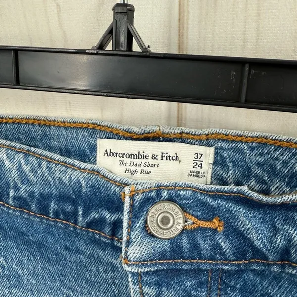 Abercrombie & Fitch Women’s 36 The Dad Short High Rise New - Image 3
