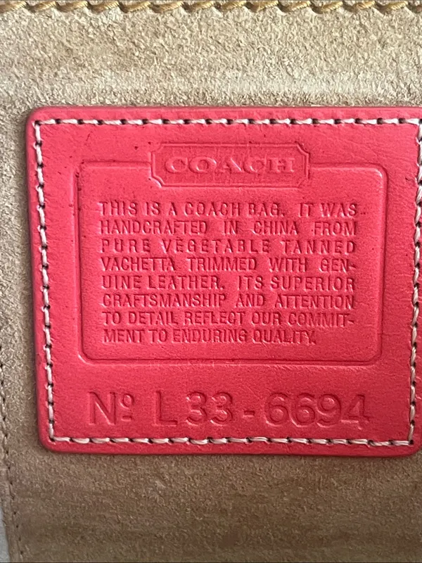 Coach Vintage SoHo Vachetta Leather Large Clutch/Wristlet - Image 7