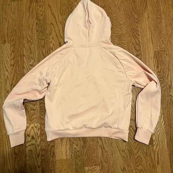 Women's Peach Half-Zip Hoodie Sweatshirt - Image 3