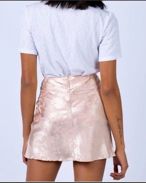 Princess Polly Janus Mini Skirt In Champagne - Image 2