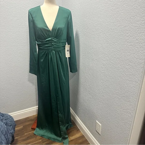 Kay Unger Kayla Gown Size 10 Green Formal Evening Gown Mother of Bride NWT - Image 4