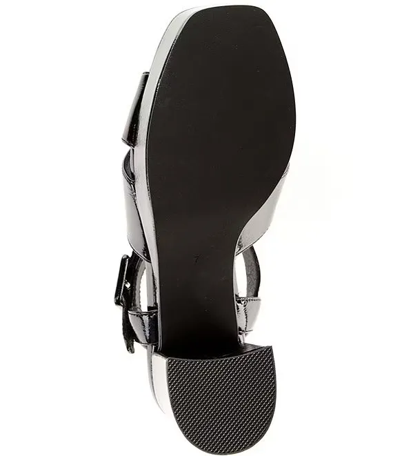 Jeffrey Campbell Amma Patent Platform Block Heel Sandals - Image 5