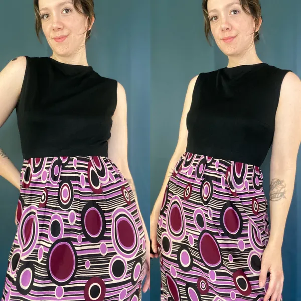 Vintage 70s Psychedelic Maxi Dress - Image 4