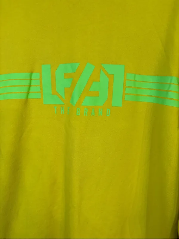 LF the Brand womens long sleeve graphic sweatshirt yellow XS - Image 2