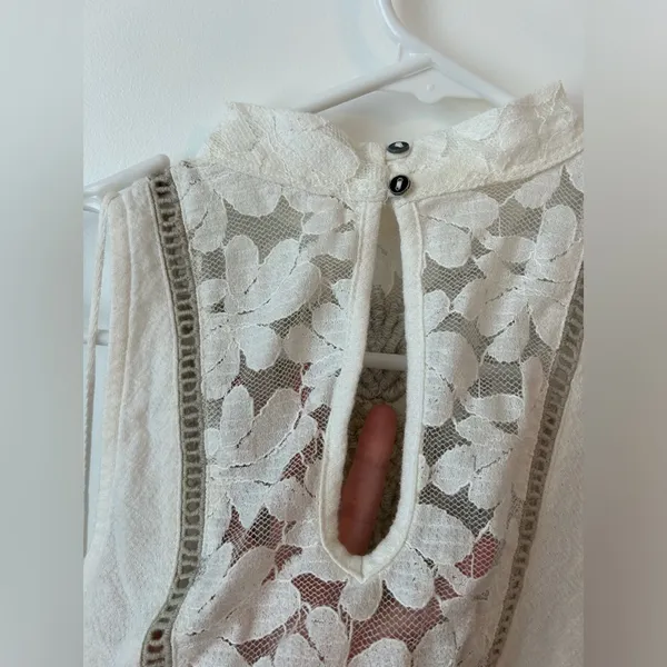 Free People Embroidered Shift Top - Image 6