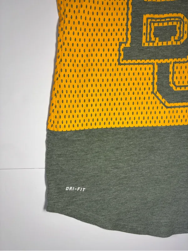 Nike Baylor Bears Dri-FIT Racerback Tank Women’s Small Green Gold NCAA - Image 2