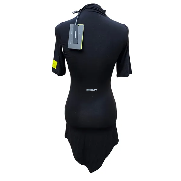 Secondleft NWT S1 Cut Out Dress Short Black Mock Neck Streetwear Size Medium - Image 7