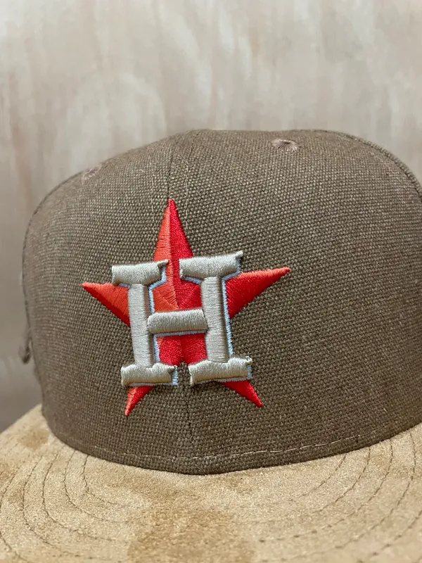 New Era Cap Myfitteds Houston Astros elite series Jordan AJ VI TS Travis Scott Inspo size 7 5/8 in store e exclusive - Image 3