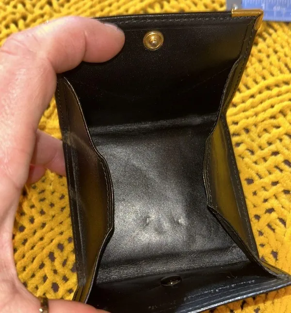 Dunhill Vintage Black Oxford Leather Coin Purse - Image 12