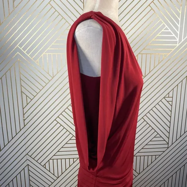 Haute Hippie Crimson Crush‎ Cowl Sleeve Mini Dress - Image 10
