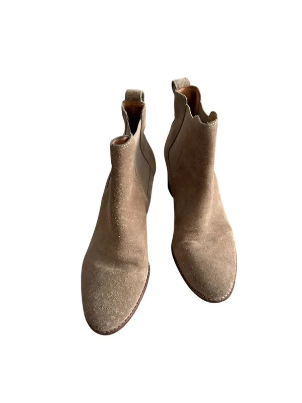 MADEWELL Taupe Suede Ankle Boots Size 9 Womens - Image 7