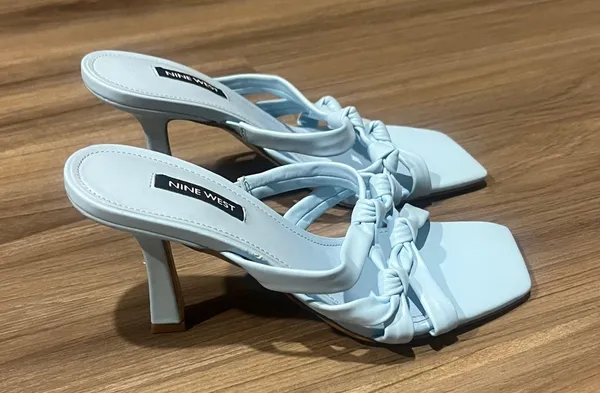 Nine West Blue Knot Heels - Image 4