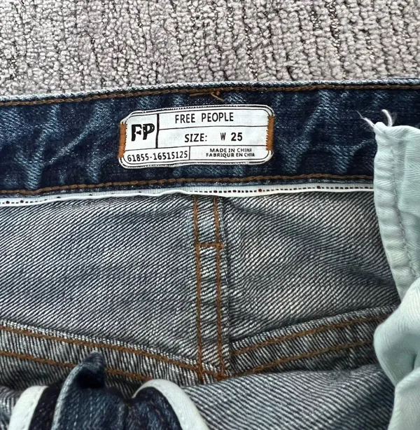 Free People Loving Good Vibrations Cutoff Jean Shorts️ - Image 4