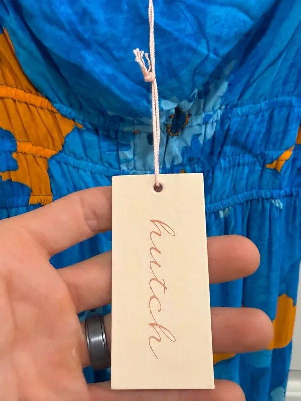 Anthropologie Hutch Flynn Smocked Printed Maxi Dress - Image 7