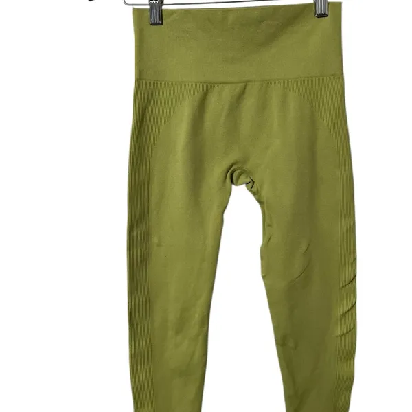 SET ACTIVE Sculptflex Seamless Lime Green Leggings - Image 2