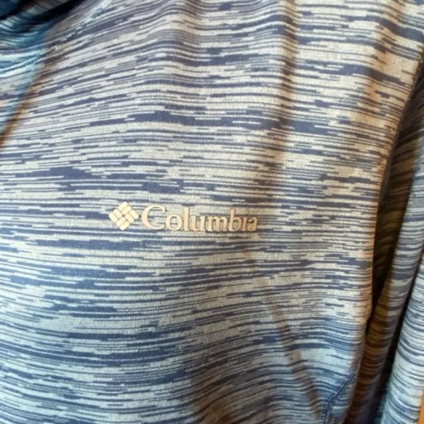 Columbia Blue Heather Slip over Athletic Top Size XL - Image 6
