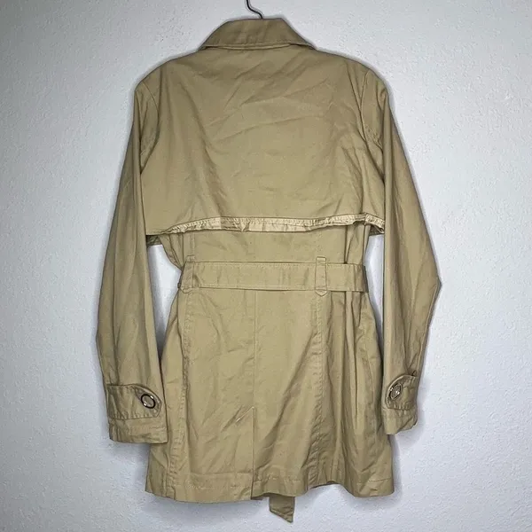 J2 by‎ JouJou Tan Belted Coat Size M - Image 2