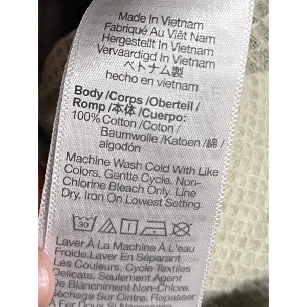 Madewell Waffleback Branner Shirt Jacket Textured Waffle Light Green Size Medium - Image 4