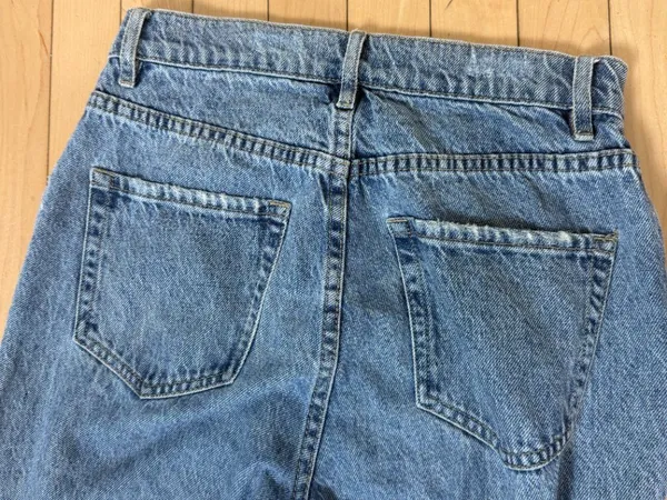 PACSUN High Rise Straight Denim Jeans Acid Wash 90's Size 26 - Image 10