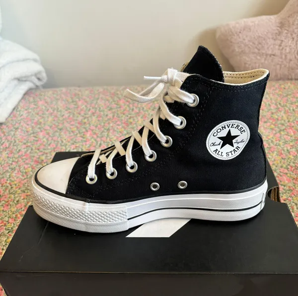 Converse Black Platform - Image 2