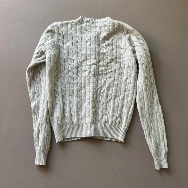 Brandy Melville OLSEN WOOL CABLE KNIT CARDIGAN - Image 7