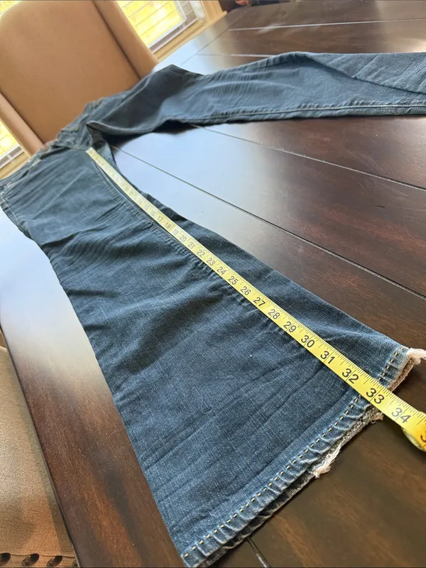 VIGOSS Flare Jeans Size 5 Vintage Y2K 2000s Grunge - Image 7
