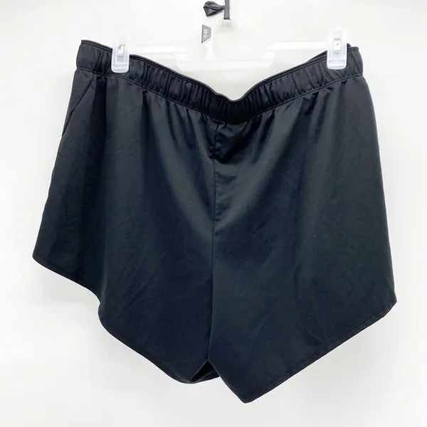 Nike Dri-Fit black draw string athleisure workout casual shorts - Image 6