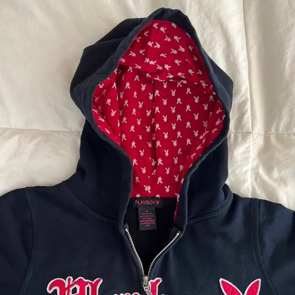Playboy Rare Y2K  Zip Up Hoodie - Image 6