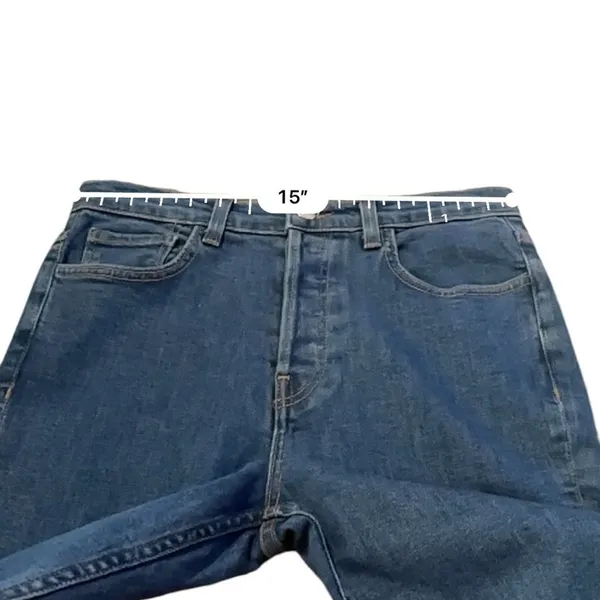Re/done High Rise Medium Wash Skinny Leg Jeans Button Fly Sz‎ 30 - Image 10