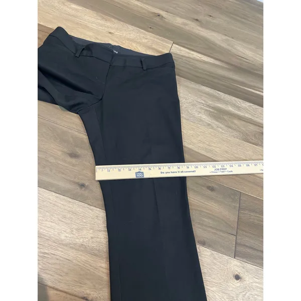 Express Womens Columnist Black Straight Leg Trousers Size 6R - Image 7