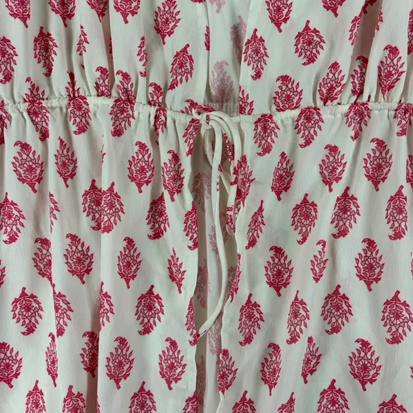 Roller Rabbit Target Pink White Block Print Swim Cover Up Dress Large New Tags - Image 10