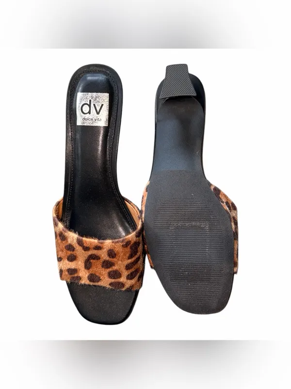 NEW DV by Dolce Vita Brendah Slide Sandal 8.5 M, LEOPARD - Image 3