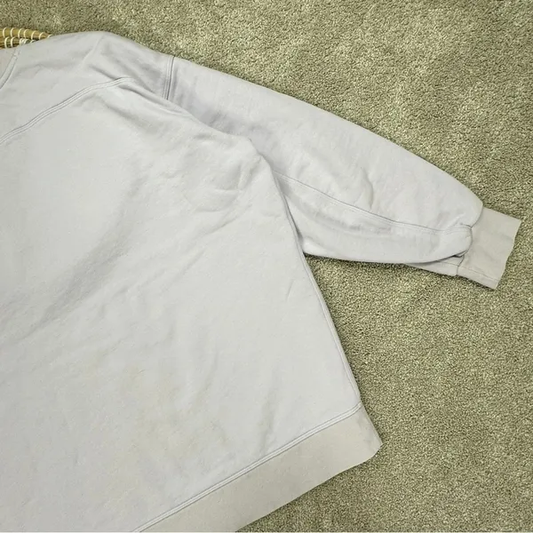 Lululemon Perfectly Oversized Crew Neck Sweatshirt Cotton Terry Lavender Dew 6 - Image 9