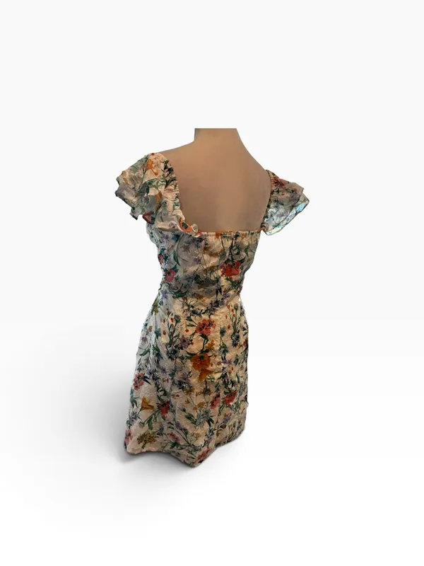 wild fable Strapless Floral Sundress in White with Pastel Print BRAND NEW - Image 9