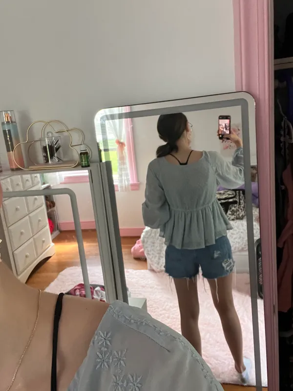 American Eagle Outfitters Blue Blouse - Image 2