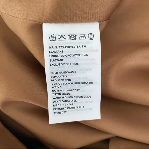 Bardot Jamila NWTs Strapless Corset Dress Brown size 12 - Image 12