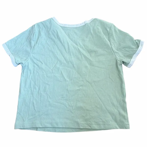 GU Women’s Green and White T-Shirt - Image 2