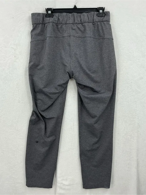 lululemon athletica Heathered Gray Drawstring Joggers 910 - Image 8