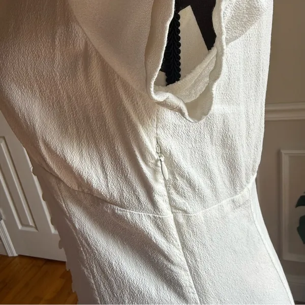 SUNDAY BEST ARITZIA Sandrine Mini‎ Dress Light Birch White Size 12 - Image 6