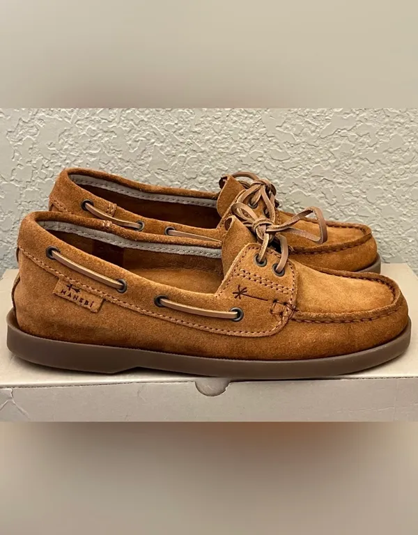 Manebì Brown Suede Women’s Moccasin Shoes -Size 7 - Image 3