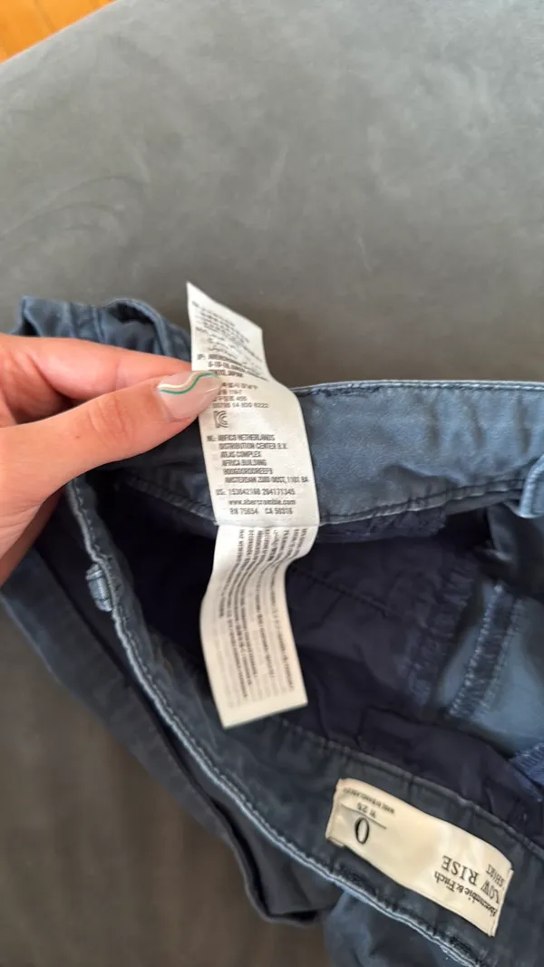 Abercrombie Navy Shorts - Image 2